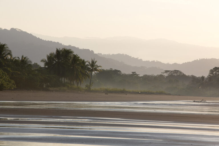Guanacaste beach at dawn